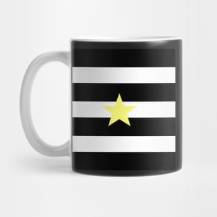 Strips - yellow star Mug